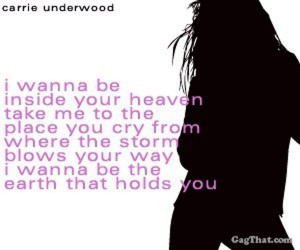 Carrie Underwood song quote