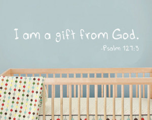 ... Quote - Nursery Vinyl Wall Decal - Child's Room Vinyl Wall Decal 103