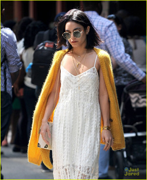 vanessa hudgens yellow sweather backstage quote 02