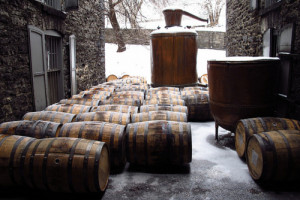 whiskey barrels bourbon distillery