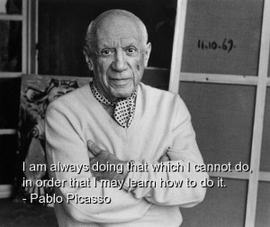 Pablo picasso, best, quotes, sayings, learn, brainy, famous