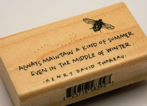 Rubber Stamps Wood Mounted Quotation Henry David by DesignsByCnC, $7 ...