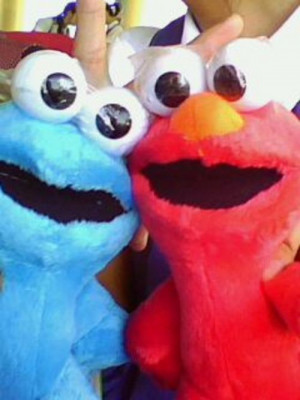 Elmo And Cookie Monster Image