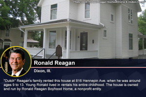 Ronald Reagan Photo credit Ronald Reagan Boyhood Home & Visitors ...