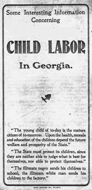 ... Child Labor issue in Georgia | Child Labor and John Spargo | Scoop.it