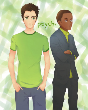 Request: Psych - Shawn+Gus by rHyme-iN-wOnderLand