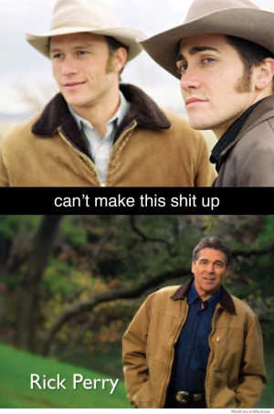 Rick Perry Strong Ad Meme