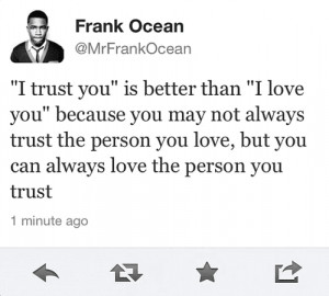 You” Because You May Not Always Trust The Person You Love, But You ...