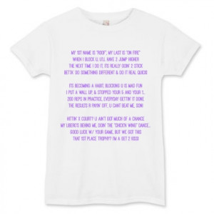 Volleyball Middle Hitter Sayings Volleyball tshirts