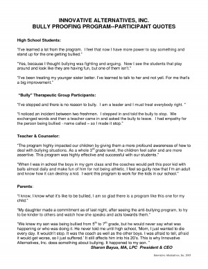 ... school student quotes: Document Sample High school student quotes