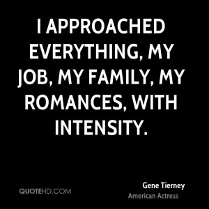 Gene Tierney Family Quotes