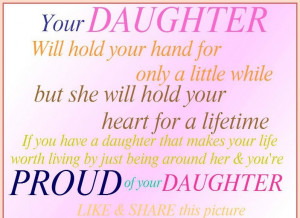 Am Proud Of My Daughter Quotes