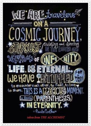 Cosmic journey. Star dust. #quotes #inspiration