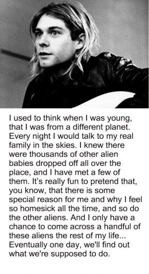 Kurt Cobain interview, childhood