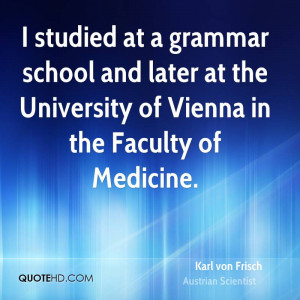 studied at a grammar school and later at the University of Vienna in ...