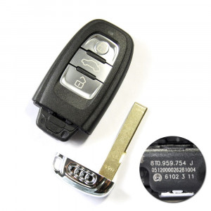 Buttons Smart Key 315MHz 8T0 959 754 J for Audi A4L