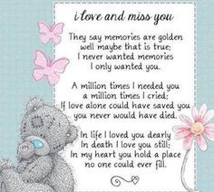 For my Grandma...I miss her so!! I miss my other family & friends who ...