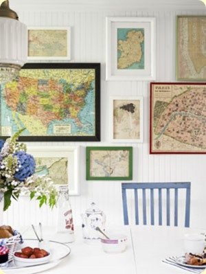 Decorating With Maps