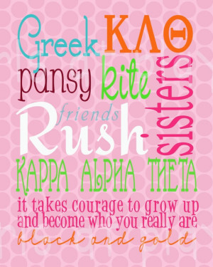 kites, pansies & sisterhood for kappa alpha theta ;)