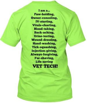 Am a Vet Tech T-Shirt-I LOOOOOOOOOVE THIS!!! by ingrid