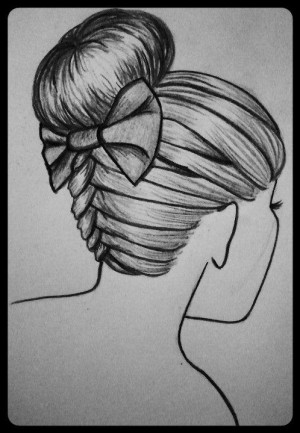 Copic Art, Braids Buns Updo, Braided Buns, Drawing Ideas, Artsy Fartsy ...