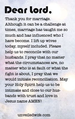 ... reconcile with our husbands. I pray that no mat… Read More Here http