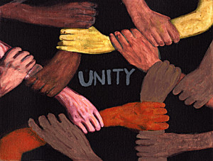 Come together in unity as before Him we stand