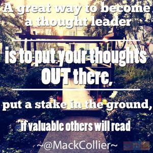 Mack Collier Thought Leader Quote