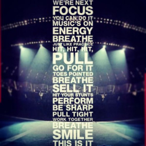Cheer Quotes For Competition Cheerleading competition