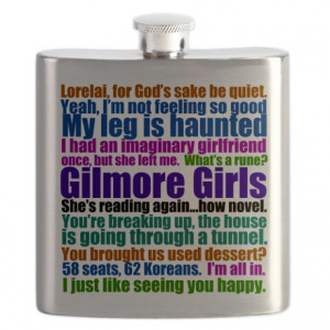 Cute Gifts > Cute Kitchen & Entertaining > Gilmore Girls Quotes Flask