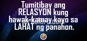 Tumitibay Tagalog Quotes about Relationship