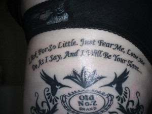 Labyrinth Quote Tattoo Picture