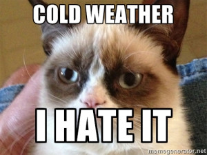 Hate Cold Weather