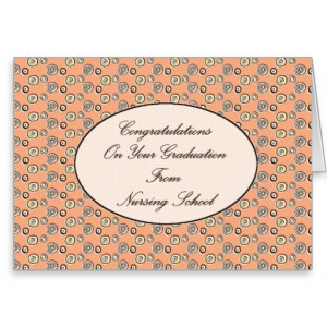 Congratulations on your Graduation From Nursing Sc Greeting Card