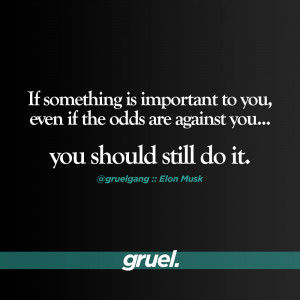 If Something is Important…