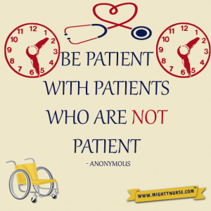 be patient quote