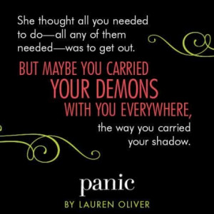 Media | Quote #1 from PANIC by Lauren Oliver