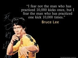 Fear by Bruce Lee.