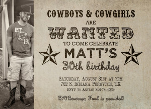 Happy Birthday Cowboy Quotes Happy 30th birthday, matt!