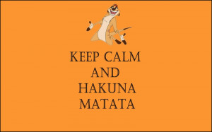minimalistic orange quotes textures the lion king keep calm and hakuna ...