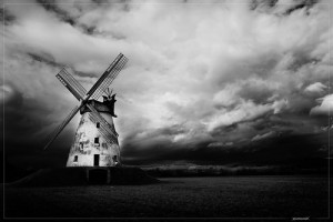 the windmill (dramatic bw) by fRandi-Shooters