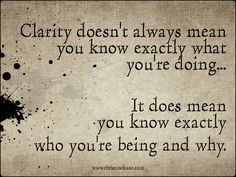 Clarity Quotes