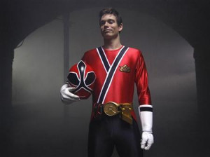 British Tae Kwon Do champion Aaron Cook poses wearing a Power Rangers ...