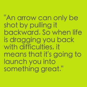 Daily Inspiration Quotes an arrow