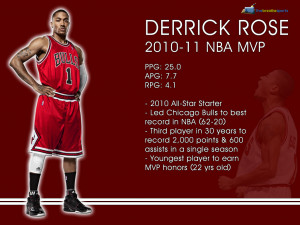 Derrick Rose MVP Wallpaper by fai714