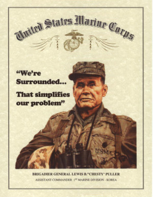 Chesty Puller Quote & Image