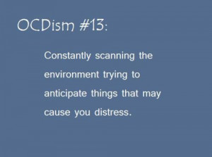... Tags: OCD OCDisms anxiety obsessive-compulsive disorder hypersensitive