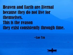 Taoism Quotes On Love Tao te ching chapter 7