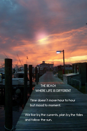 life is different at the beach quote