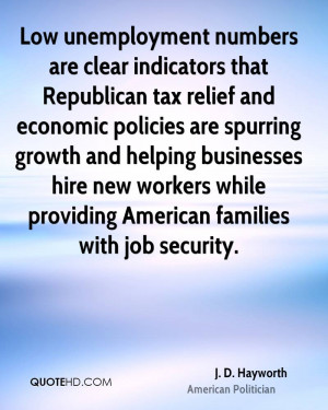 are clear indicators that Republican tax relief and economic policies ...